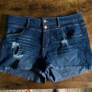 L.E.I. High waist denim shorts